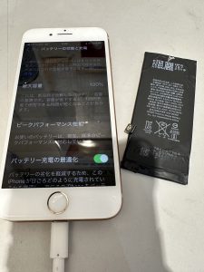 【iPhone7 バッテリー交換修理】平野区よりご来店のお客様!☆