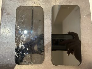 東大阪市楠根　iPhone14Proの画面交換は即日対応可能！