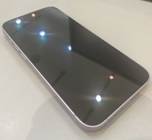 ガラスコーティング後のiPhone14