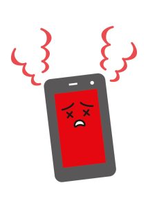 スマホ 発熱 対策