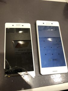 Xperia X performance画面交換修理／アリオ八尾で即日修理！