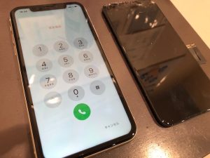 【画面割れでfaceIDが使えない!?】八尾市東山本町よりご来店♪