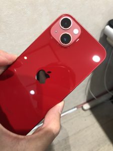 iPhone１３ガラスコーティング／東大阪市長瀬よりご来店のお客様〜