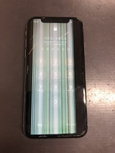 iPhoneXS画面液晶交換修理/八尾市で修理するならアリオ八尾の修理店