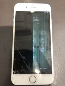 iPhone7画面液晶故障/Ario八尾でデータそのまま即日修理〜最短20分