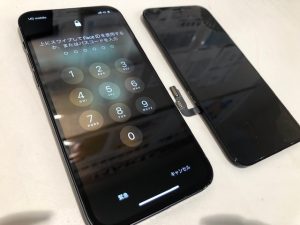 【衝撃が当たってしまい液晶故障！？】堺市西区鳳よりご来店♪
