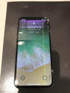 iPhoneXの画面交換修理！　八尾市久宝寺よりご来店♪
