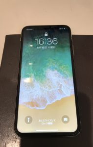 iPhoneXの画面交換修理！　八尾市久宝寺よりご来店♪
