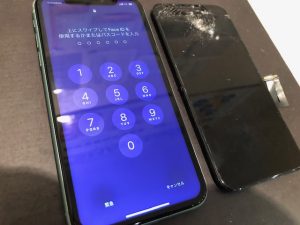 【iPhoneをドアに挟んでしまった!?】八尾市佐堂町よりご来店♪