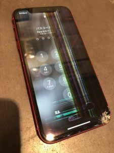 【液晶破損で半分見えない!?】柏原市本郷よりご来店♪