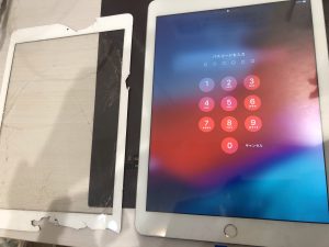 【iPad フロントパネル交換修理】八尾市よりご来店のお客様!☆